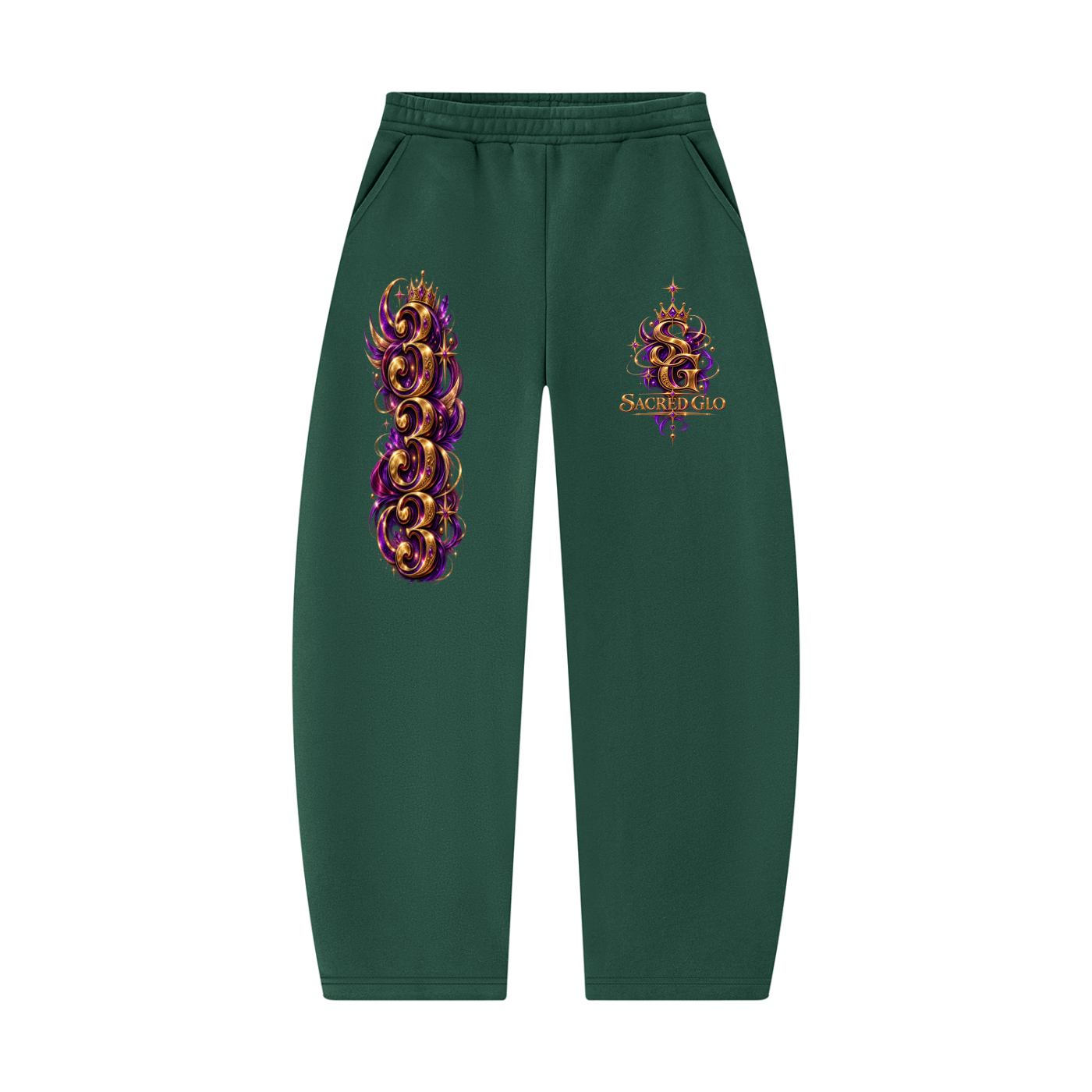 333 – Step Into Your Power Barrel Leg Sweatpants