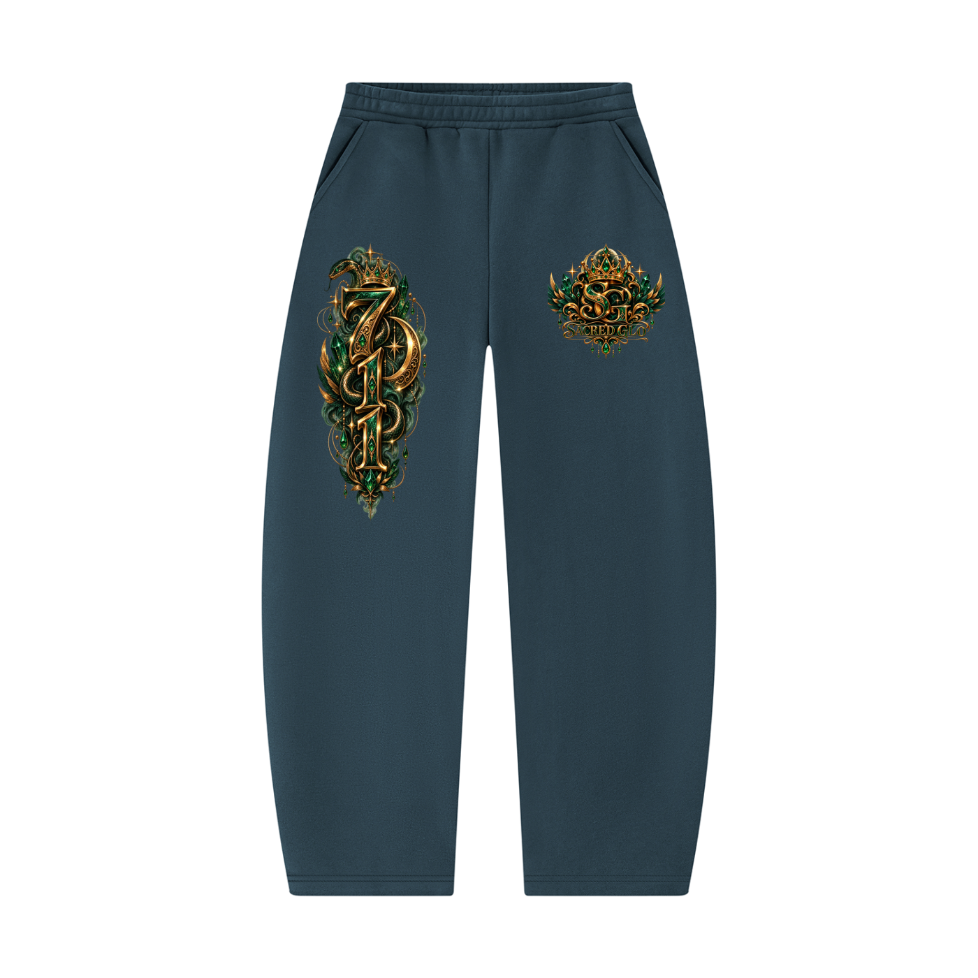 711 – Trust the Inner Knowing Barrel Leg Sweatpants