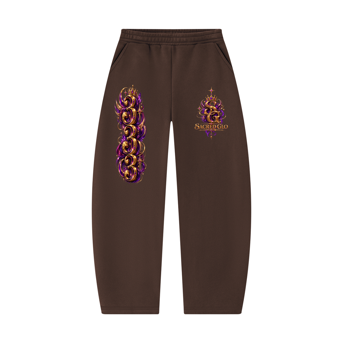 333 – Step Into Your Power Barrel Leg Sweatpants