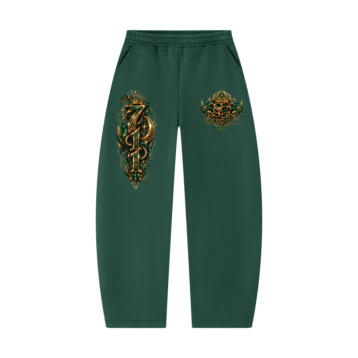 711 – Trust the Inner Knowing Barrel Leg Sweatpants