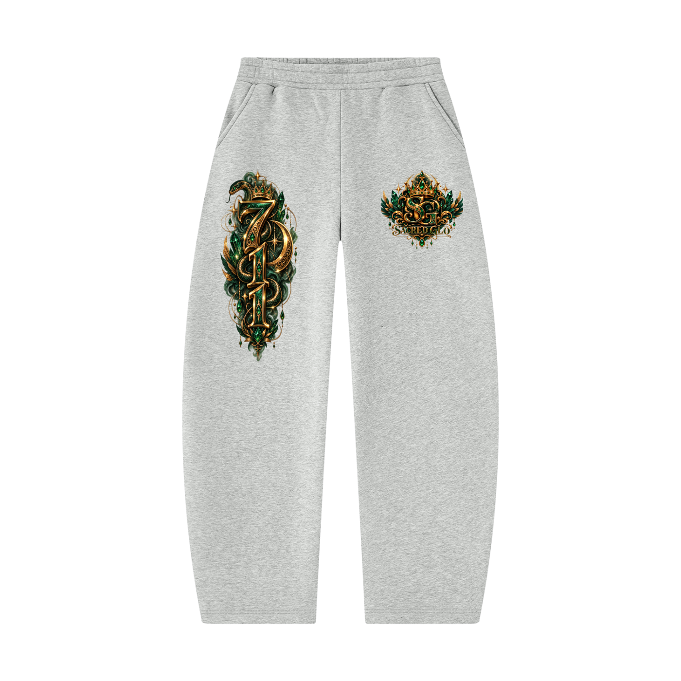 711 – Trust the Inner Knowing Barrel Leg Sweatpants