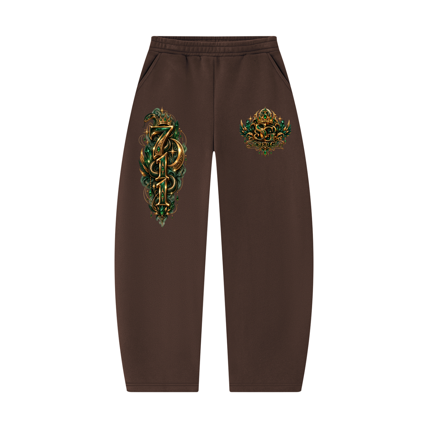 711 – Trust the Inner Knowing Barrel Leg Sweatpants