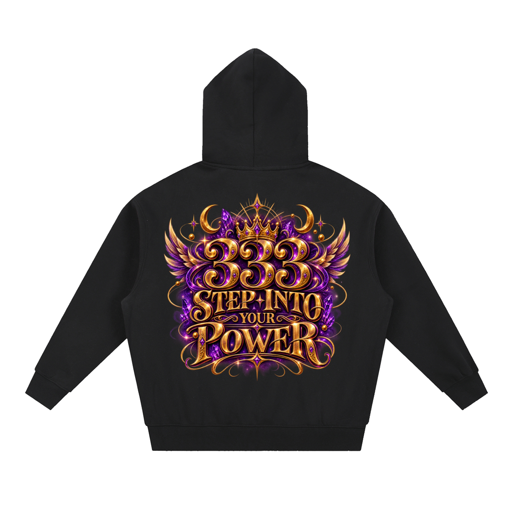 333 – Step Into Your Power Oversized Hoodie