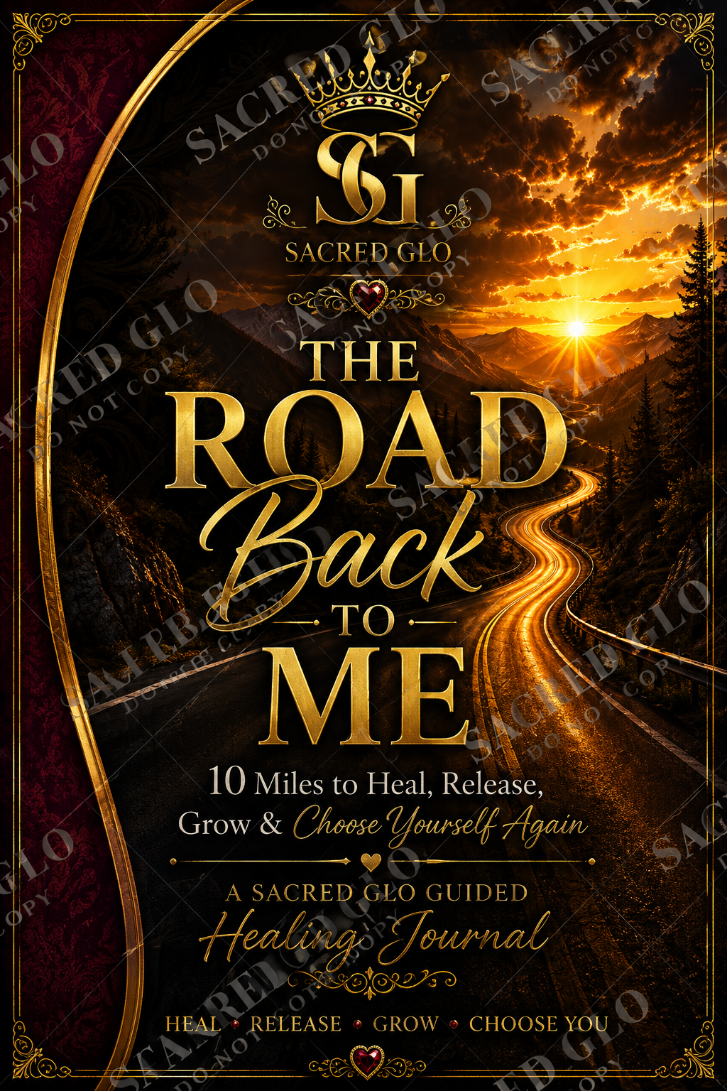 The Road Back to Me | 30-Pg Printable Guided Healing Journal