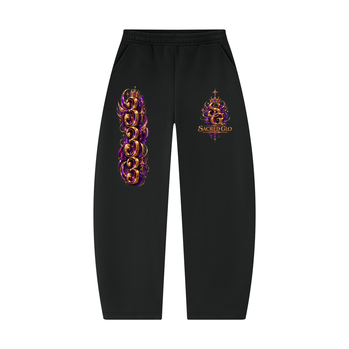 333 – Step Into Your Power Barrel Leg Sweatpants
