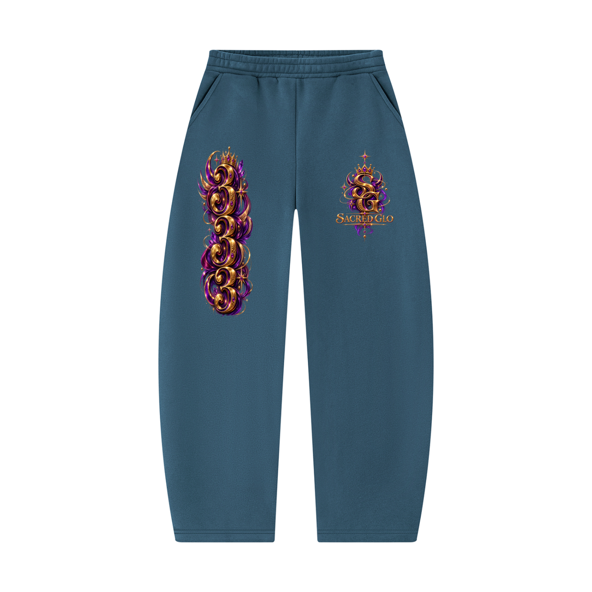333 – Step Into Your Power Barrel Leg Sweatpants